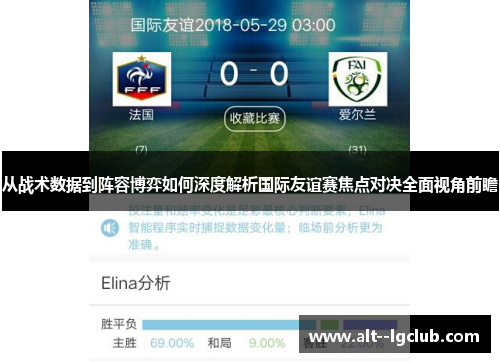 从战术数据到阵容博弈如何深度解析国际友谊赛焦点对决全面视角前瞻
